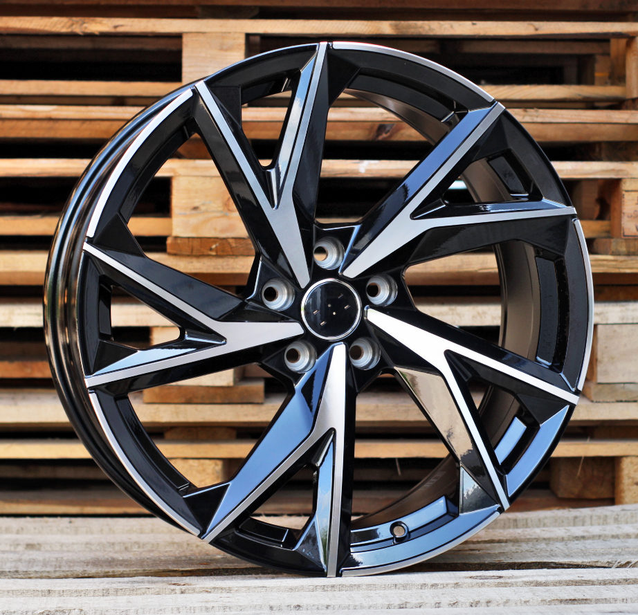 R18x8 5X112 ET 36 66.5 I5491 Black Polished (MB) For AUD (Z6)
