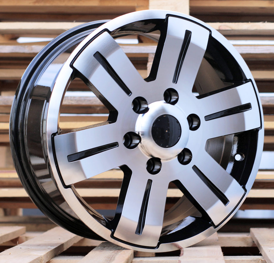 R16x7 5X130 ET 55 89.1 BK562 Black Polished (MB) For MER (P2+K4+K2) ((max 1400kg))