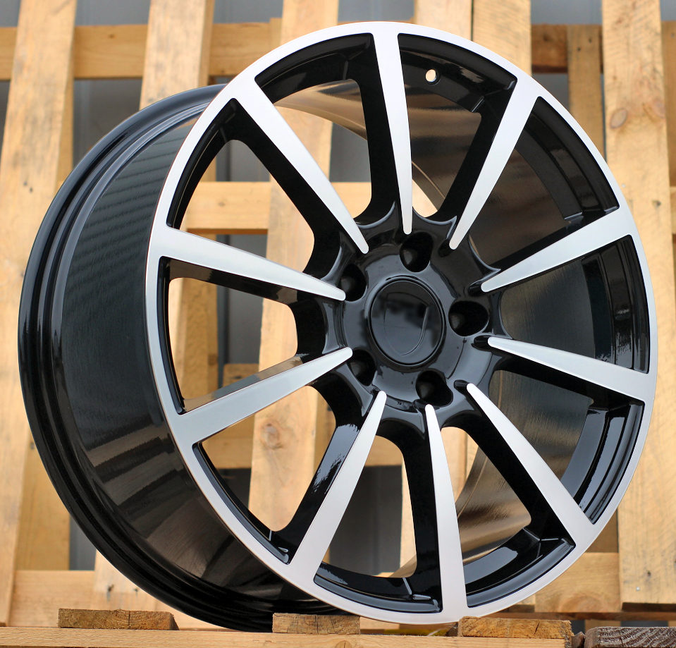 R20x9.5 5X130 ET 45 71.5 1067 Black Polished (MB) For PORCH (P) (Rear+Front)
