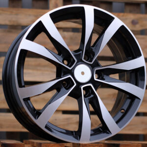 BK533_000000006296 R16x6.5 5X105 ET 39 56.6 BK533 Black Polished (MB) For OPEL (D4)