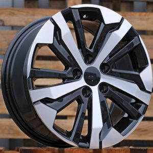 R16x7 5X108 ET 44 65.1 B5837 Black Polished (MB) For PEUG (P2+K2)