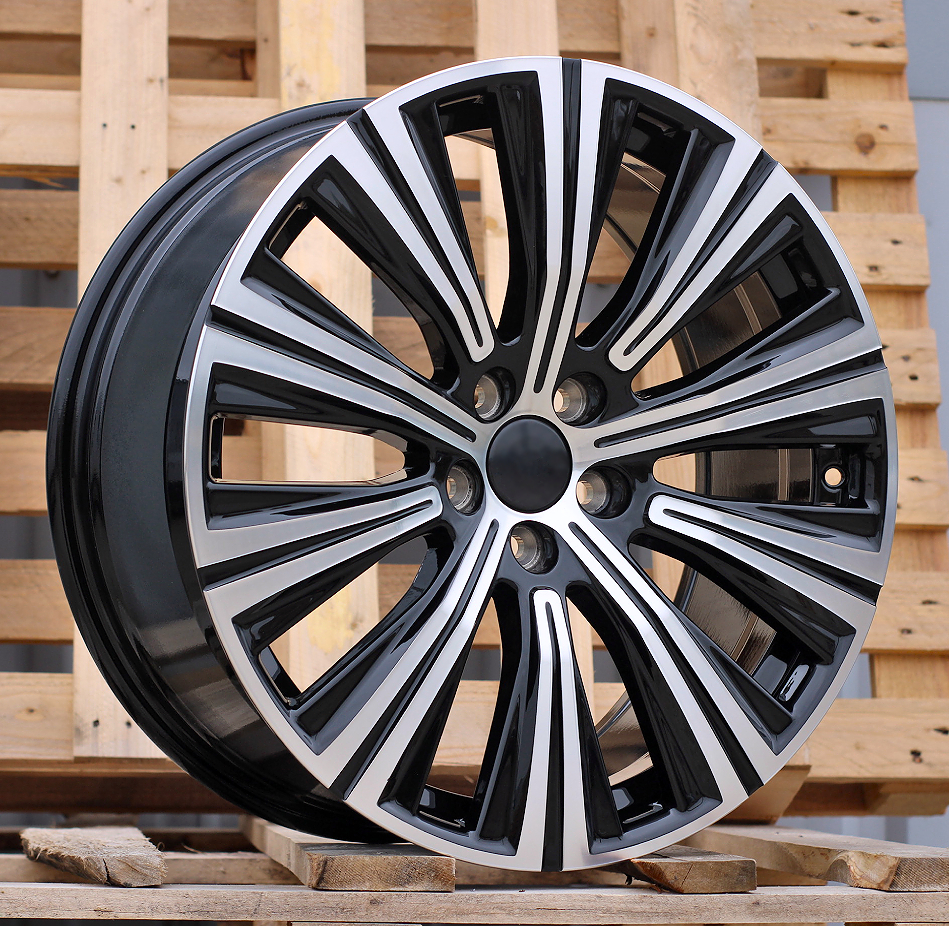 R19x8.5 5X108 ET 47 63.3 H3337F Black Polished (MB) For VOLVO (Z3+M) (HYBRID FORGED)