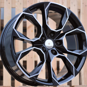 R19x8.5 5X112 ET 40 57.1 SK516 (BYD1310) Black Polished (MB) For SKODA (Z6)