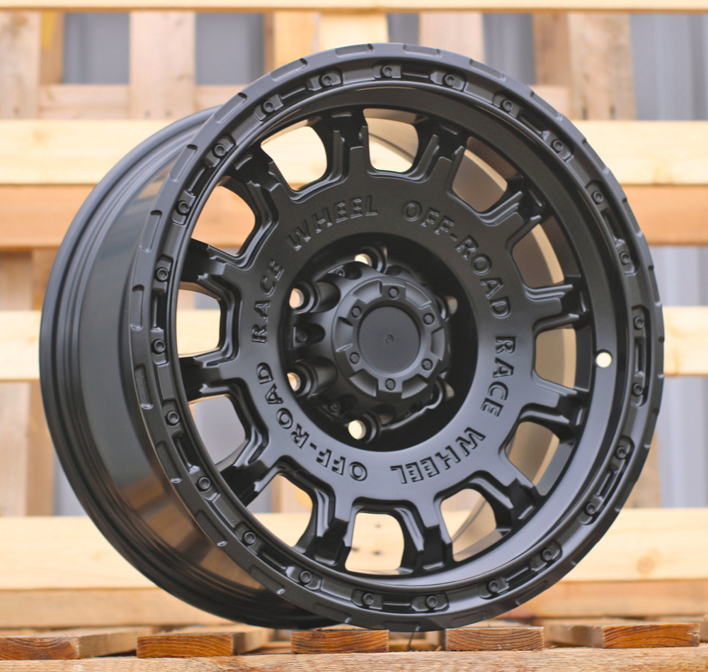 R17x8.5 6X139.7 ET 12 106.1 FBX034 Black Half Matt (BLHM) For 4X4 (Z6) (HYBRID FORGED)