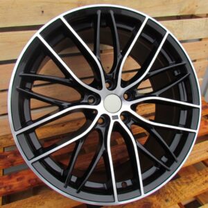 R17x7.5 5X120 ET 43 72.6 BK796 (YH07) Black Polished (MB) For BMW (P1)