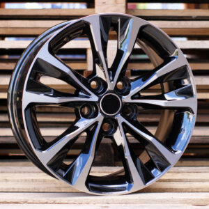 R17x7 5X114.3 ET 40 60.1 A5499 (BK5212) Black Polished (MB) For TOYOT (P+R)