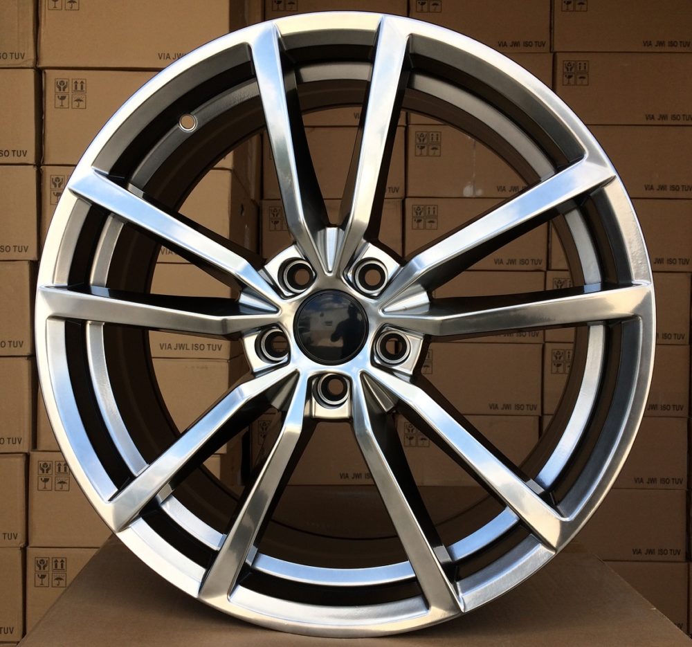R19x8 5X112 ET 45 57.1 BK864 (FBX130) Hyper Black (HB) For VW (Z7) (HYBRID FORGED)
