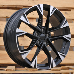 R19x8 5X112 ET 40 57.1 YF1150 Black Polished Half Matt (MBHM) For CUPRA (K8) (HYBRID FORGED)