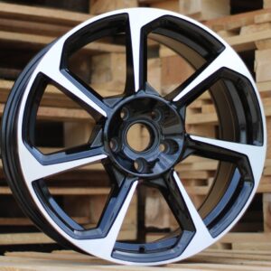 R18x8 5X112 ET 34 57.1 B5213 (A7052) Black Polished (MB) For AUD (P)