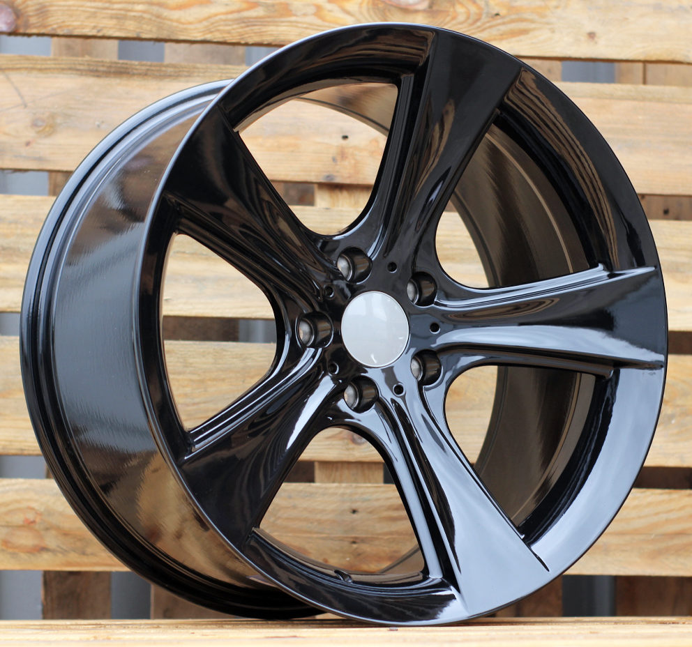 R18x8.5 5X120 ET 20 74.1 BK086 Black (BL) For BMW (Z7+P) (Rear+Front)