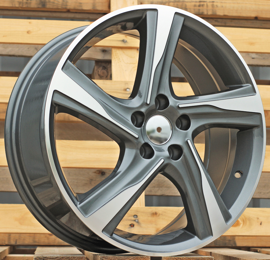 R18x7.5 5X108 ET 49 67.1 BY115 Grey Polished (MG) For VOLVO (Z3)