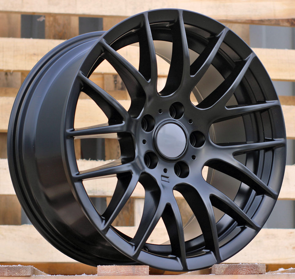 R18x8 5X120 ET 34 72.6 BY956 Black Half Matt (BLHM) For BMW (Z3+Z6) (Rear+Front)