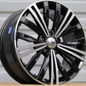 R17x7 5X112 ET 40 57.1 XE360 Black Polished+Powder Coating (MBPC) For VW