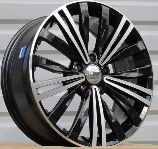 R17x7 5X112 ET 40 57.1 XE360 Black Polished+Powder Coating (MBPC) For VW