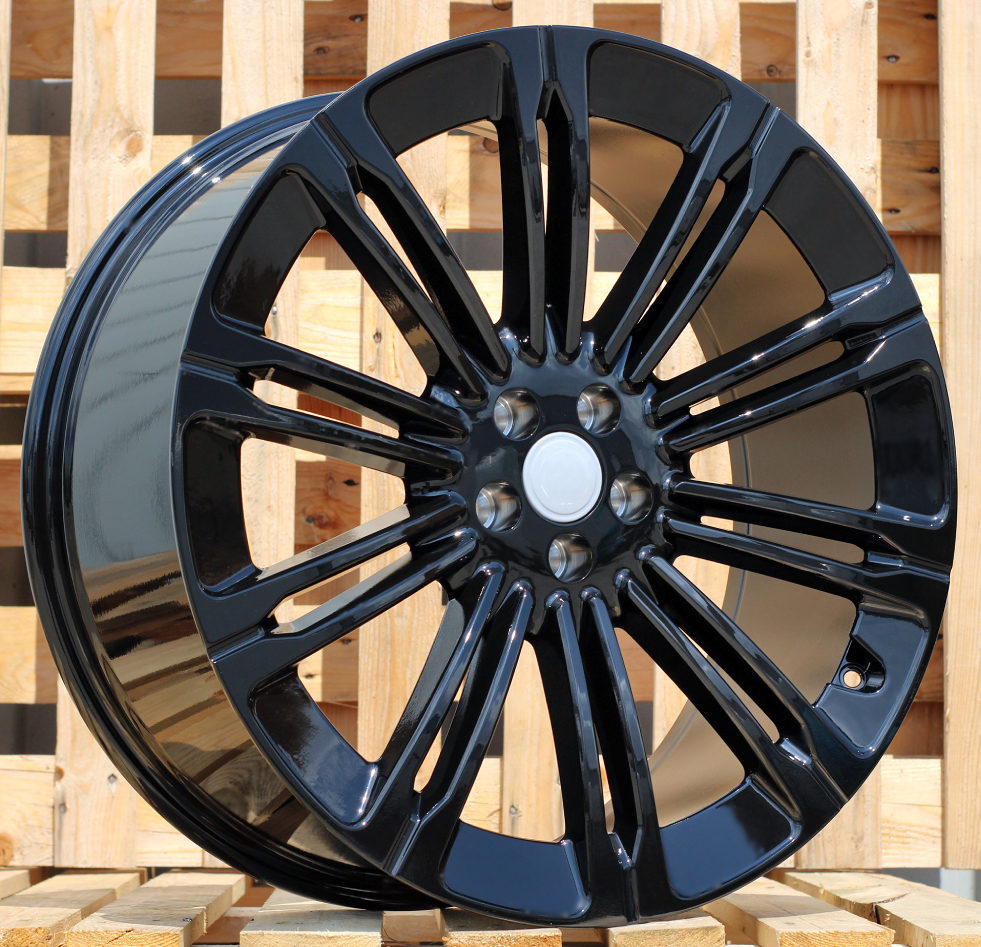 R22x9.5 5X108 ET 42 63.3 B1808 (FBX190) Black (BL) For LAND (P2) (HYBRID FORGED)