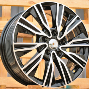 R17x7 5X120 ET 55 65.1 IN3651F Black Polished (MB) For VW (S) (HYBRID FORGED 1250kg 4X4)