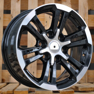 B1649_000000005178 R17x7.5 6X139.7 ET 38 67.1 B1649 Black Polished (MB) For 4X4 (K3)