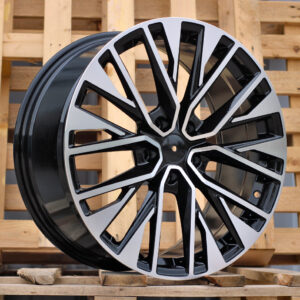 F733_000000008321 R18x8 5X112 ET 39 66.5 F733 (F8733) Black Polished (MB) For AUD (Z3) (HYBRID FORGED New Model)