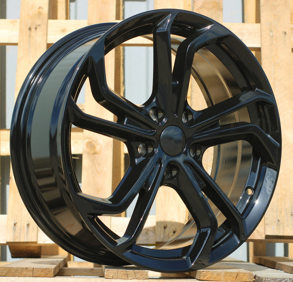 R17x7 5X112 ET 45 57.1 B1525 (IN5426) Black (BL) For VW (Z7) ((AKC 85 Eur))