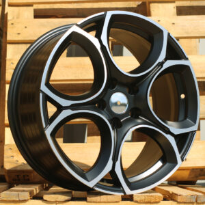 I5162_000000007201 R17x7.5 5X112 ET 45 57.1 I5162 Black Polished Half Matt (MBHM) For VW (Z5) (NEW Model)