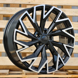 FBX423_000000000686 R18x8 5X112 ET 44 57.1 FBX423 Black Polished (MB) For SKODA (Z3) (HYBRID FORGED)