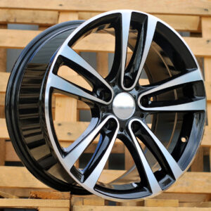 R17x8 5X120 ET 34 72.6 A5035 Black Polished (MB) For BMW (P)