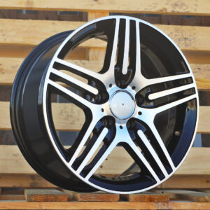 DW202_000000002441 R16x7.5 5X112 ET 35 66.6 DW202 (BK146) Black Polished (MB) For MER (R) ((AKC 70 Eur))