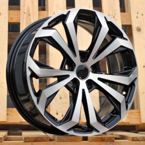Y1133_000000009422 R18x7 5X114.3 ET 35 60.1 Y1133 (FBX247) Black Polished (MB) For TOYOT (Z7) (HYBRID FORGED New RAV-4)