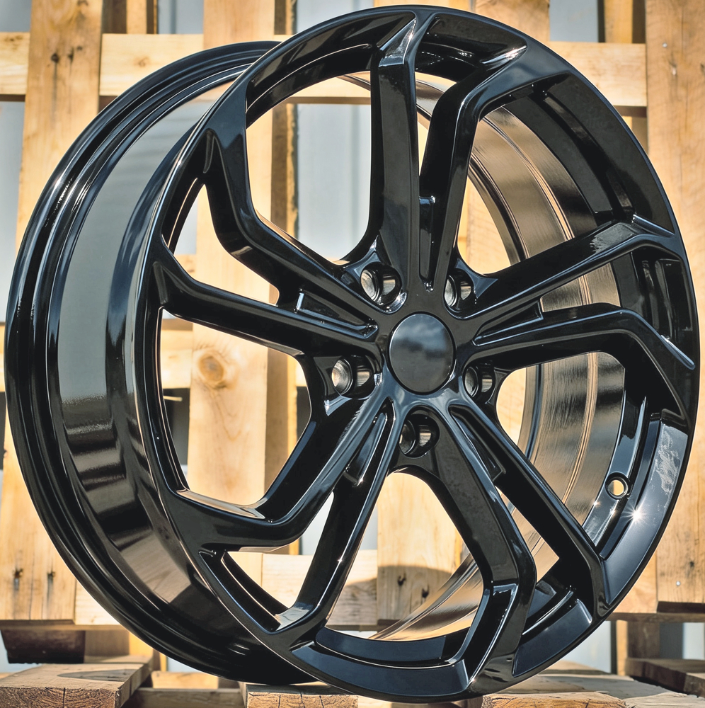 R17x7 5X112 ET 45 57.1 B1525 (IN5426) Black (BL) For VW (Z7) ((AKC 85 Eur))
