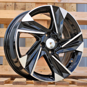 Y1220_000000006900 R16x6.5 4X100 ET 45 54.1 Y1220 Black Polished (MB) For HYUND (P)