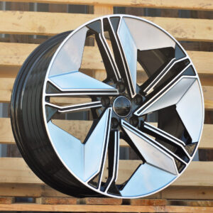 FBX334_000000009709 R19x8.5 5X112 ET 35 66.56 FBX334 Silver Shining+Black (SSBL) For AUD (Z5) (HYBRID FORGED)