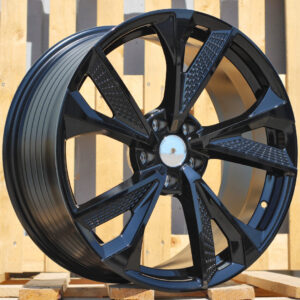 B1566_000000007741 R18x8 5X112 ET 40 66.5 B1566 (FBX008) Black (BL) For AUD (Z6) (HYBRID FORGED)