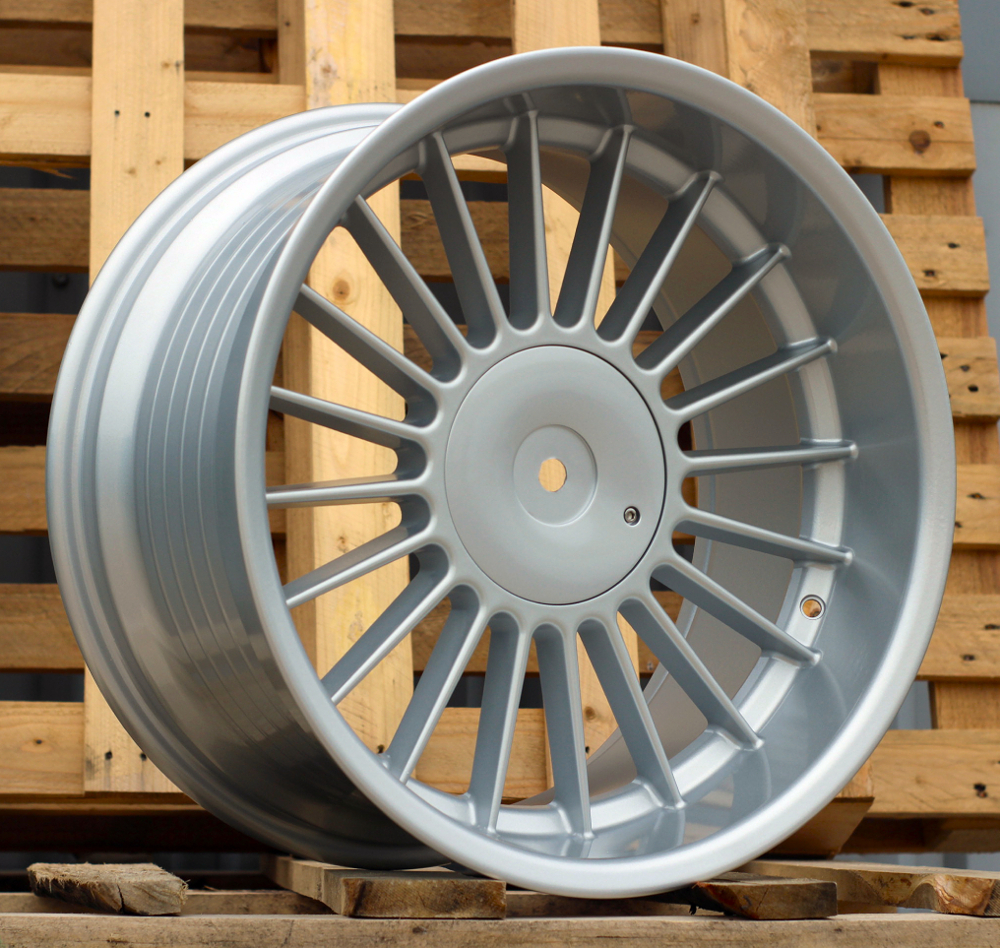 R18x8.5 10X112/120 ET 13 74.1 8332F Silver (SI) For BMW (Z7) (Style Alpina (Rear+Front))