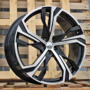 YF5753_000000009600 R22x9 5X108 ET 38.5 63.3 YF5753 Black Polished (MB) For VOLVO (Z5) (HYBRID FORGED)
