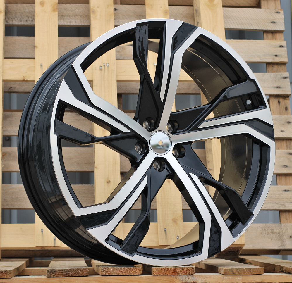 R20x8.5 5X108 ET 42.5 63.3 YF5753 Black Polished (MB) For VOLVO (Z5) (HYBRID FORGED)