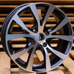 R15x6.5 4X100 ET 40 54.1 BK715 Black Polished (MB) For HYUND (R)