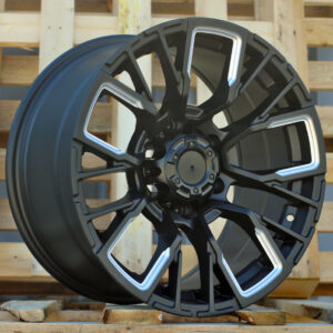 JT256_000000004049 R17x9 6X139.7 ET 0 110.1 JT256 Black Matt (BM) For 4X4 (K3) (MB+Milling Spoke)