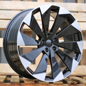 I1141_000000007607 R19x8 5X112 ET 45 57.1 I1141 (YF1153) Black Polished (MB) For SKODA (P1) (HYBRID FORGED)