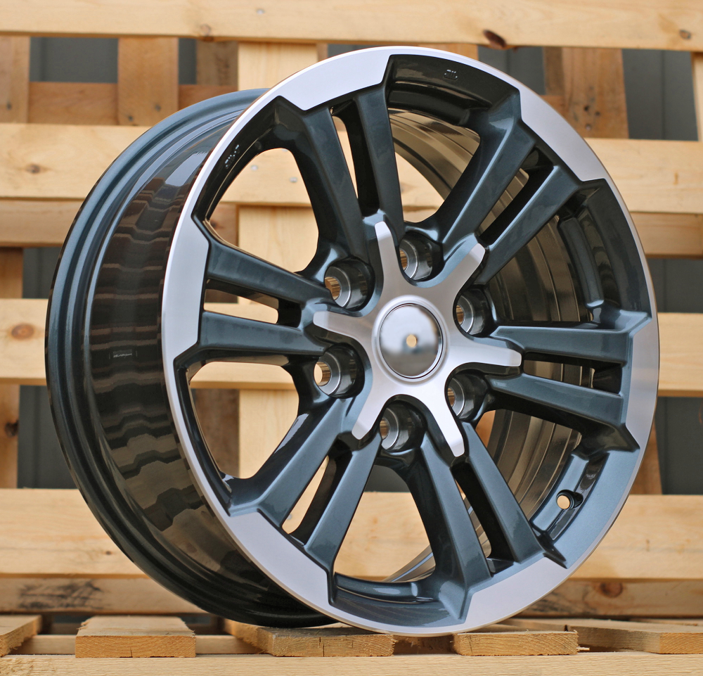 R17x7.5 6X139.7 ET 38 67.1 B1649 Grey Polished (MG) For 4X4 (K3)