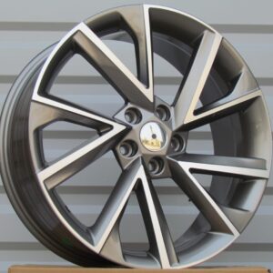 FE181_000000003267 R18x7.5 5X112 ET 43 57.1 FE181 (IN0262) Grey Polished (MG) For SKODA (K7+Z5+K8)