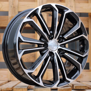R17x7 5X114.3 ET 45 60.1 BK667 Black Polished (MB) For TOYOT (P)