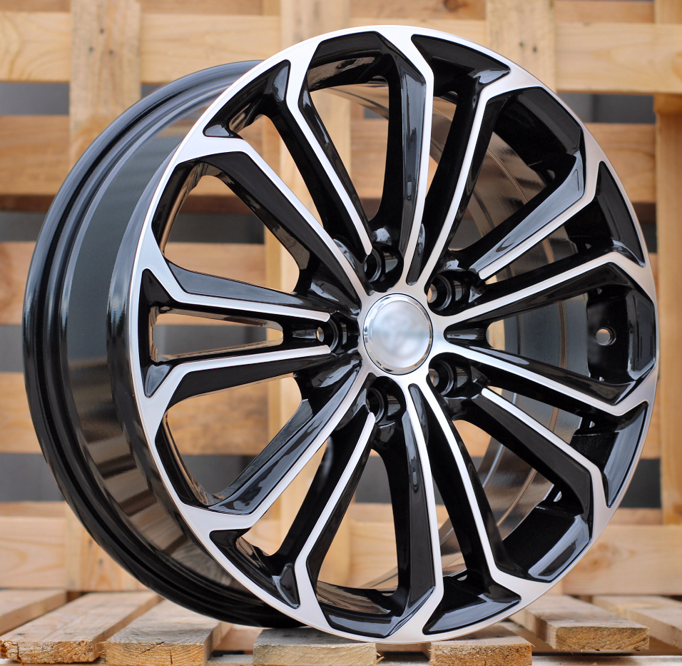 R17x7 5X114.3 ET 45 60.1 BK667 Black Polished (MB) For TOYOT (P)