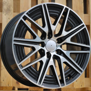 R18x7.5 5X112 ET 40 66.5 Y0102 Black Polished (MB) For MER (K2+K4) (NEW Model C-Class (Front+Rear))
