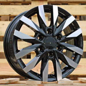 R16x6.5 6X130 ET 54 84.1 B3023 Black Polished (MB) For MER (Z2) (HYBRID FORGED(max 1400kg))
