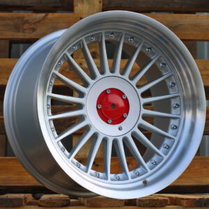 7307R_000000006701 R17x9 5X120 ET 15 74.1 7307R Silver+Polished Lip (SP) For BMW (P1+P+Z6) (ALPINA Style (Front+Rear))