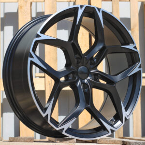 R18x8 5X112 ET 40 57.1 I5572 (FBX220) Black Polished Half Matt (MBHM) For CUPRA (Z5+K8+Z6) (HYBRID FORGED)