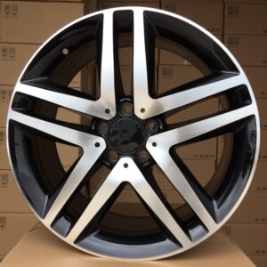 R19x8 5X112 ET 52 66.6 XFE69 Black Polished (MB) For MER (P2) (V-Class/Vito(Max load 980kg))