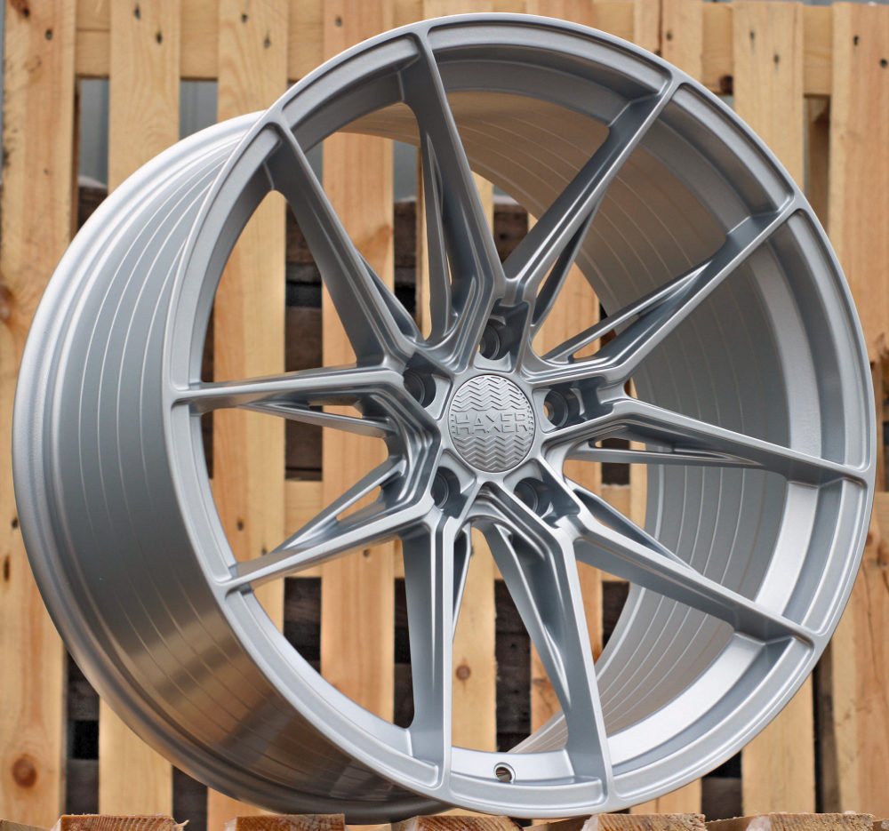 R20x9 5X112 ET 31 66.5 HX036 (B5597) Silver Shining (SS) For HAXER (K2) (Rear+Front)