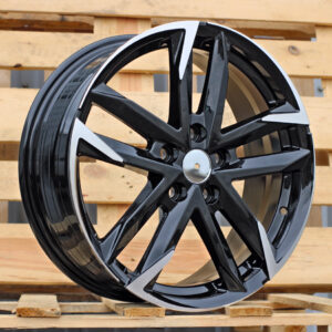 R18x7 5X114.3 ET 50 60.1 SF501 Black Polished (MB) For TOYOT (K7+Z7) (HYBRID FORGED)