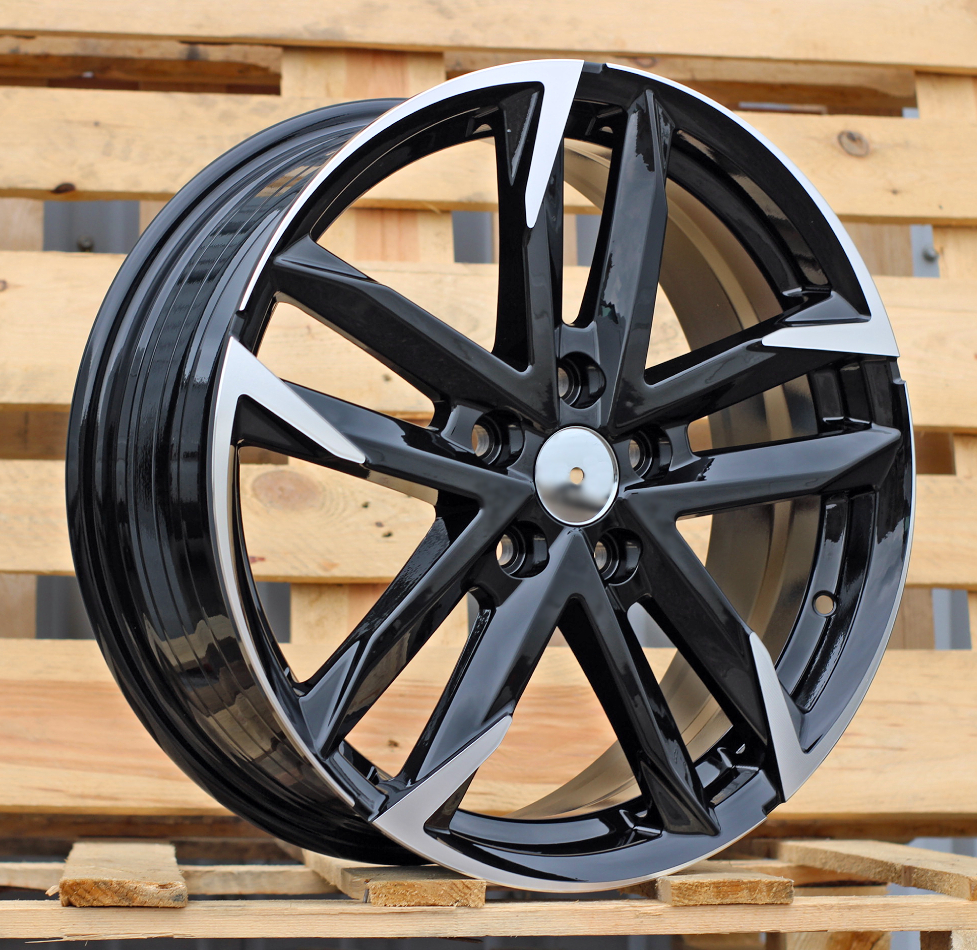 R18x7 5X114.3 ET 50 60.1 SF501 Black Polished (MB) For TOYOT (K7+Z7) (HYBRID FORGED)